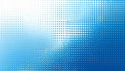 Abstract blue and white dotted background