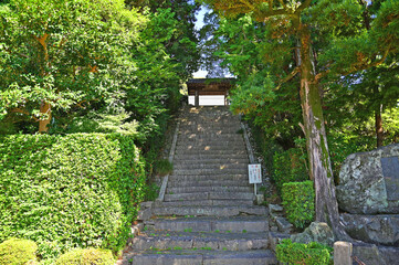 Obraz premium 西尾の吉良家の菩提寺「片岡山 華蔵寺」