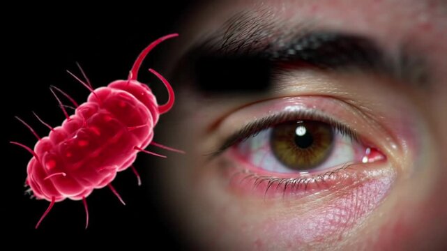 Patient showing Chagas disease symptoms (editorial awareness).