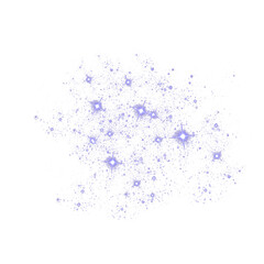 Shimmering Purple Glitter Sparkle Background, Abstract Starry Particle Cloud Texture, Bright Fantasy Light Dust Effect, Purple Cosmic Glitter Overlay