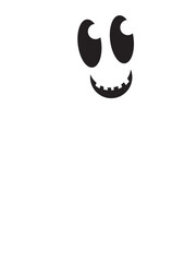 vector illustration of ghost