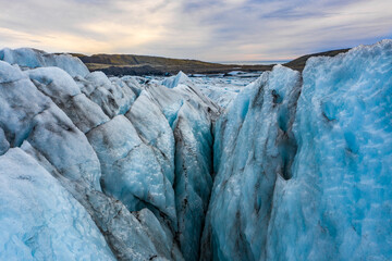 Iceland - Above the Icelandic glaciers	