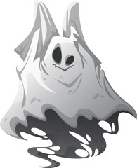 vector illustration of ghost