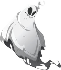 vector illustration of ghost