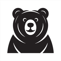 bear vector silhouette sketch art logo design collections