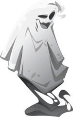 vector illustration of ghost