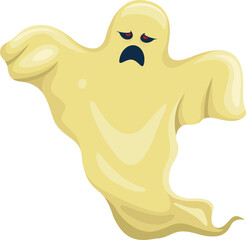 vector illustration of ghost