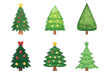 Festive Evergreen Trees Holiday Pack
