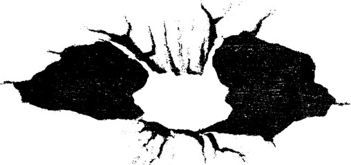 Distressed black and white grunge poster design for urban art projects