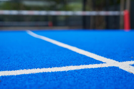 noboddy in padel tennis court background.    