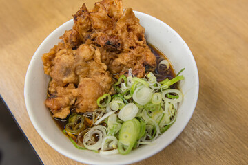 かき揚げそば、うどん、立ち食いそば