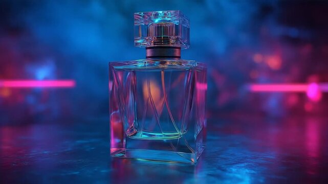 Perfume bottle neon lights