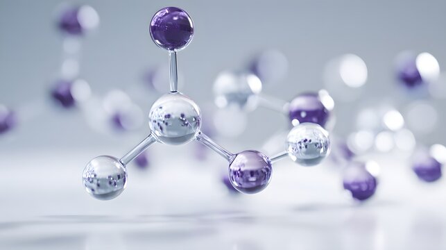 Molecular structure. Science and technology abstract background.