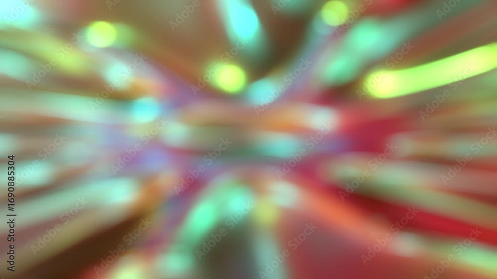 Wall mural abstract colorful blurred bokeh background animation