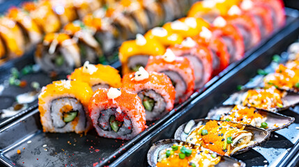 Street food sold at Ao Nang Landmark Night Market, Thailand
