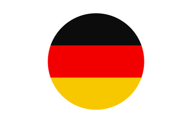 Germany flag illustration isolated on transparent background