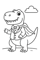 dinosaur coloring page 15.eps