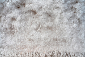 Natural Crystalline Sea Salt Close-Up Texture Background Image