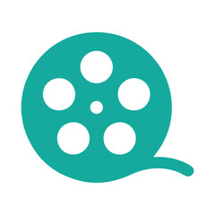 Movie Reel and Cinema Icon
