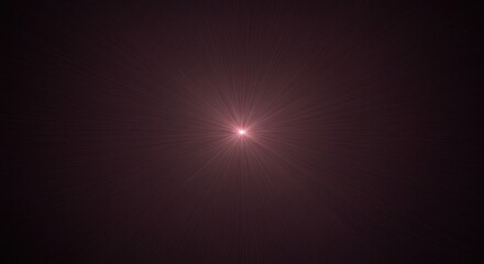 Shining star on dark burgundy background