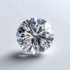 diamond ring on white background