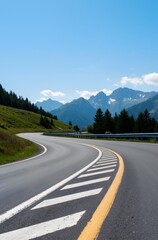 Fototapeta premium road in the mountains