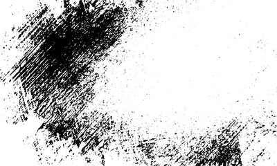 rough black and white abstract grunge background with distressed overlay vector grunge background with distressed uneven metallic texture isolated on white