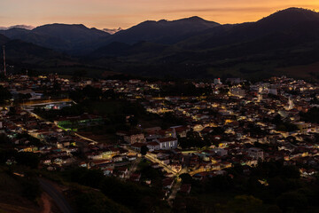 Fototapeta premium sunset in the city