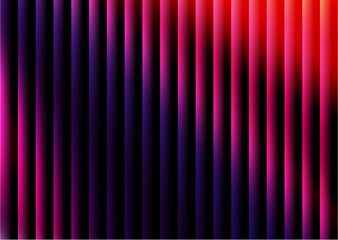 Luminous radiant glass texture vertical glassl ike rays abstract vibrant gradient of purple to red vertical stripes