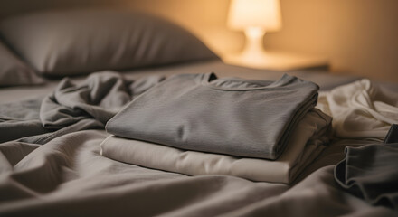 Desk setup with laptop, phone, boxes, and mugs, ready for small business operations