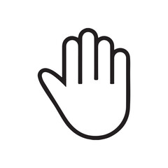 vector hand icon
