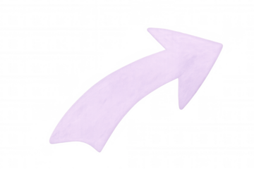 Textured purple arrow pointing upward on a transparent background, ideal for digital design and creative projects