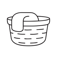 Home Essentials Line Icons Household