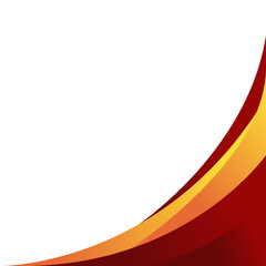 Abstract Golden Wavy Border Design