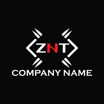 ZNT letter logo, ZNT letter logo design, ZNT monogram logo, ZNT corporate logo, ZNT creative logo