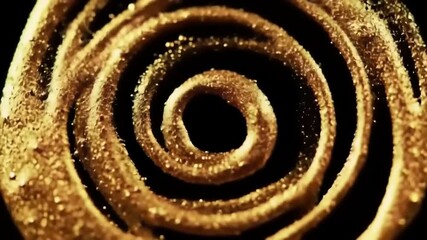 Golden Spiral Abstract Art. - Powered by Adobe