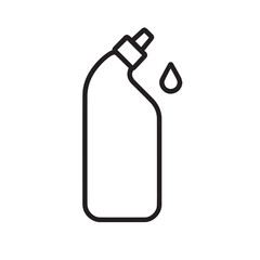 Bathroom Cleaning Minimal Line Icons