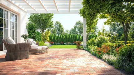 Patio garden design