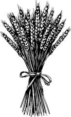 Harvest celebration wheat field agricultural event sunny environment aerial view nature's bounty in focus