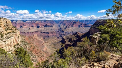 Obraz premium Grand Canyon's glowing rock layer reveals new geological history