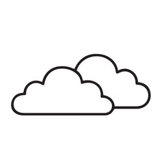 Fototapeta premium Weather Climate Line Icons Forecast 