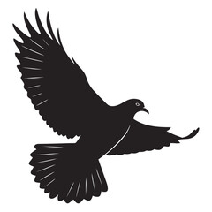Pigeon flying
