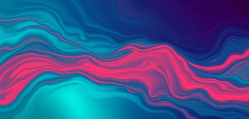 Fluid, swirling hues shift from deep teal to bright coral, marketing, image