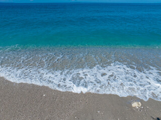 Albania Ionian coast isolated small beach paradise fabulous beach, Ana`s beach