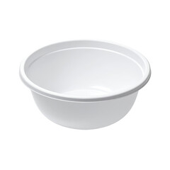 White, round, shallow bowl (1)