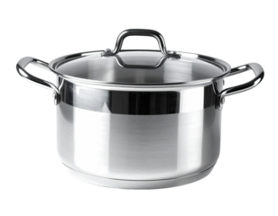 Stainless steel pot with glass lid (2)