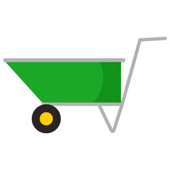 Wheelbarrow Farm Equipment Icon