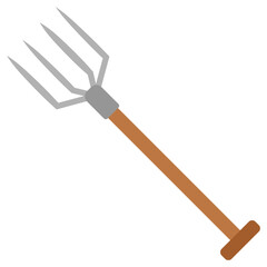 Pitchfork Farm Tool Icon