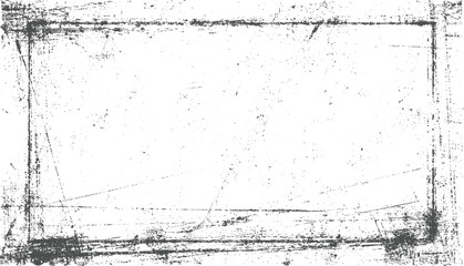 Obraz premium Grungy distressed frame with white background grunge border