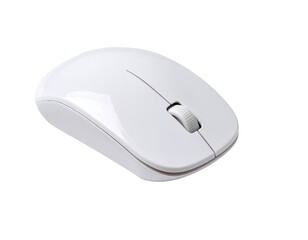 White wireless computer mouse (4)